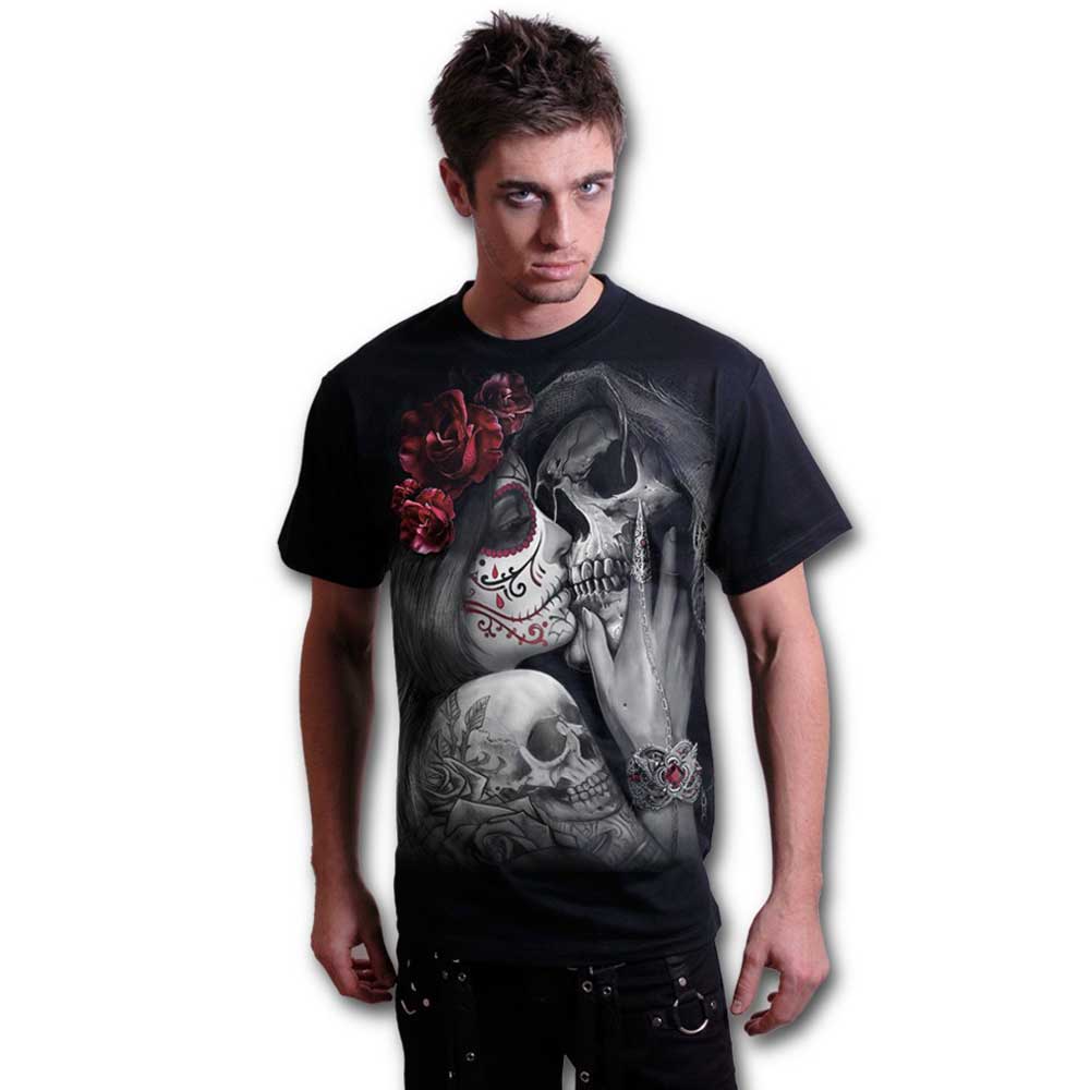 Spiral - DEAD KISS Mens T-shirt - Black